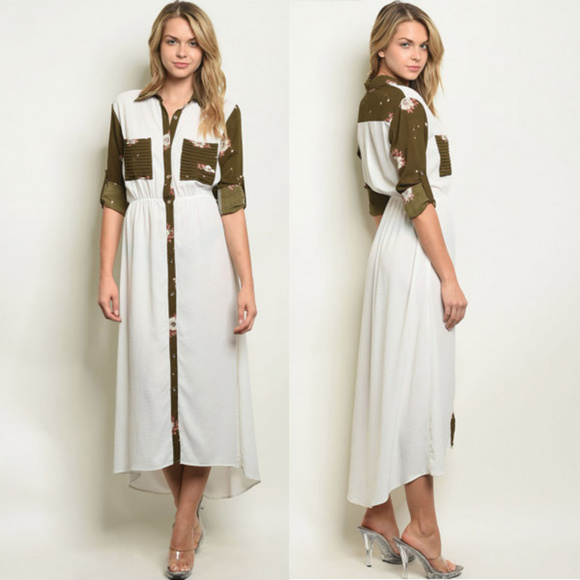 high low maxi shirt